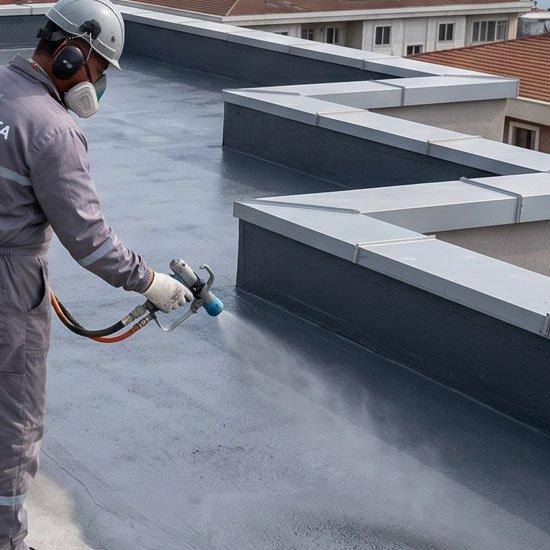 Polyurea Teras Çatı Kaplama  Su Yalıtım İzolasyon